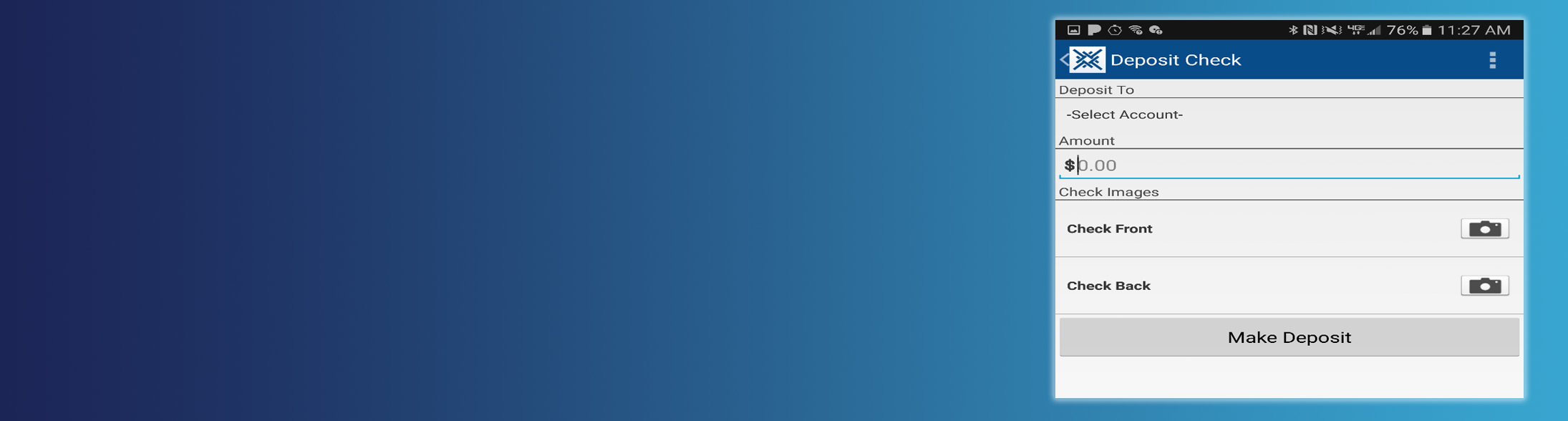 Now Offering Mobile Deposits